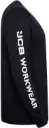 JCB WORKWEAR BANNER ilgomis rankovėmis marškinėliai – NAVY