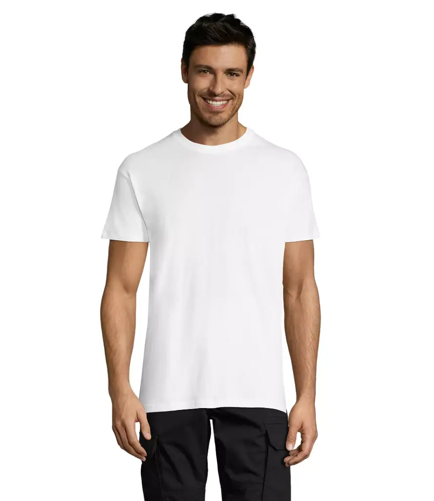 Unisex marškinėliai su apvalia apykakle (150 g/m², trumpomis rankovėmis)