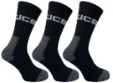 JCB Darbo Kojinės su Elastanu – Juodos (Dydžiai 39–46)
