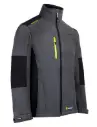 FLEX Softshell Striukė (Dviejų spalvų – Pilka / Juoda)