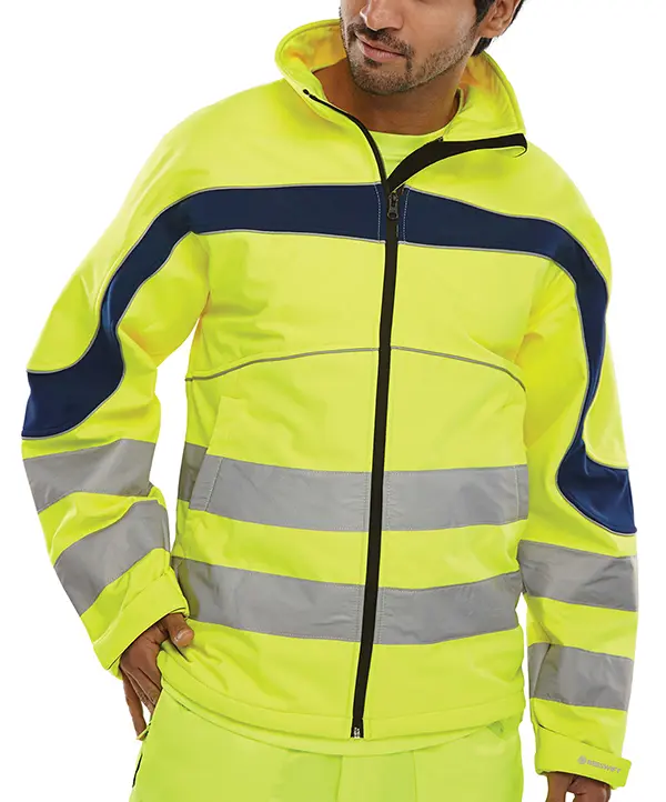 BEESWIFT ETON SOFT SHELL JACKET – Aukšto matomumo Softshell striukė (Class 3)