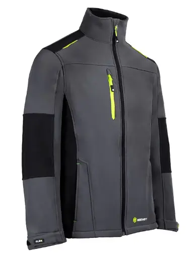 FLEX Softshell Striukė (Dviejų spalvų – Pilka / Juoda)