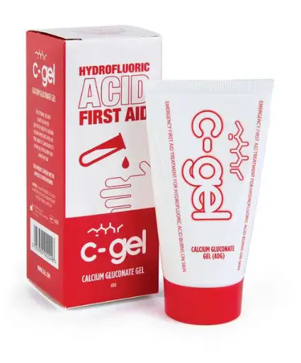 [CM1708] C-Gel kalcio gliukonato gelis 40 g – Pirmoji pagalba HF rūgšties nudegimams