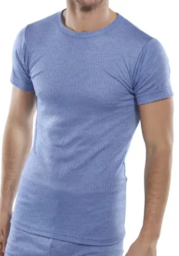 Beeswift THERMAL VEST S/S BLUE – Šiluminė palaidinė trumpomis rankovėmis (mėlyna)