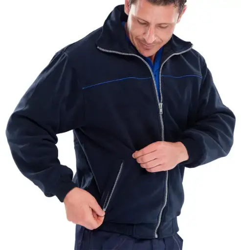 BEESWIFT ENDEAVOUR FLEECE NVY/ROY – Tamsiai mėlyna flisinė striukė su gobtuvu