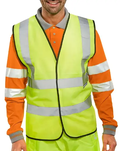 BEESWIFT BSEEN EN ISO 20471 VEST – Aukšto matomumo liemenė (Hi-Vis Waistcoat, Class 2)