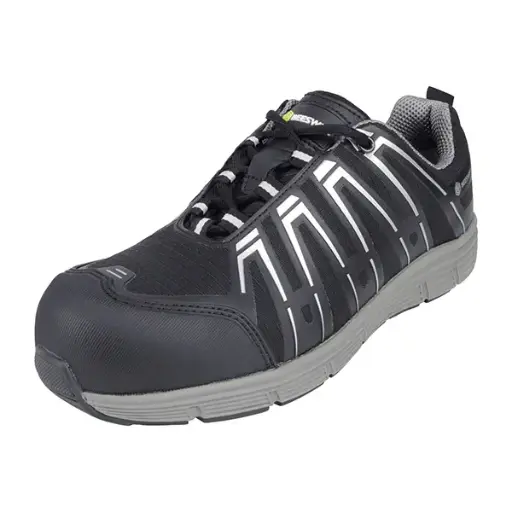BEESWIFT TRAINER S3 NON-METALLIC BLACK/GREY – Sportinio tipo saugos batai be metalo (S3 SRC)