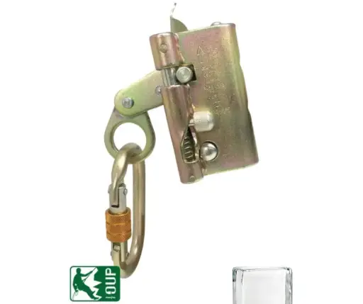 [OUP-KRM-FAA W] FALL ARRESTER savisaugos įrenginys su lanksčiuoju fiksatoriumi