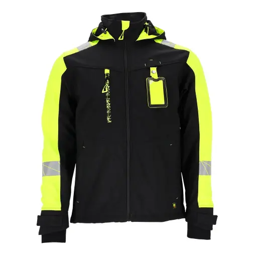 Padidinto matomumo softshell striukė RAUT